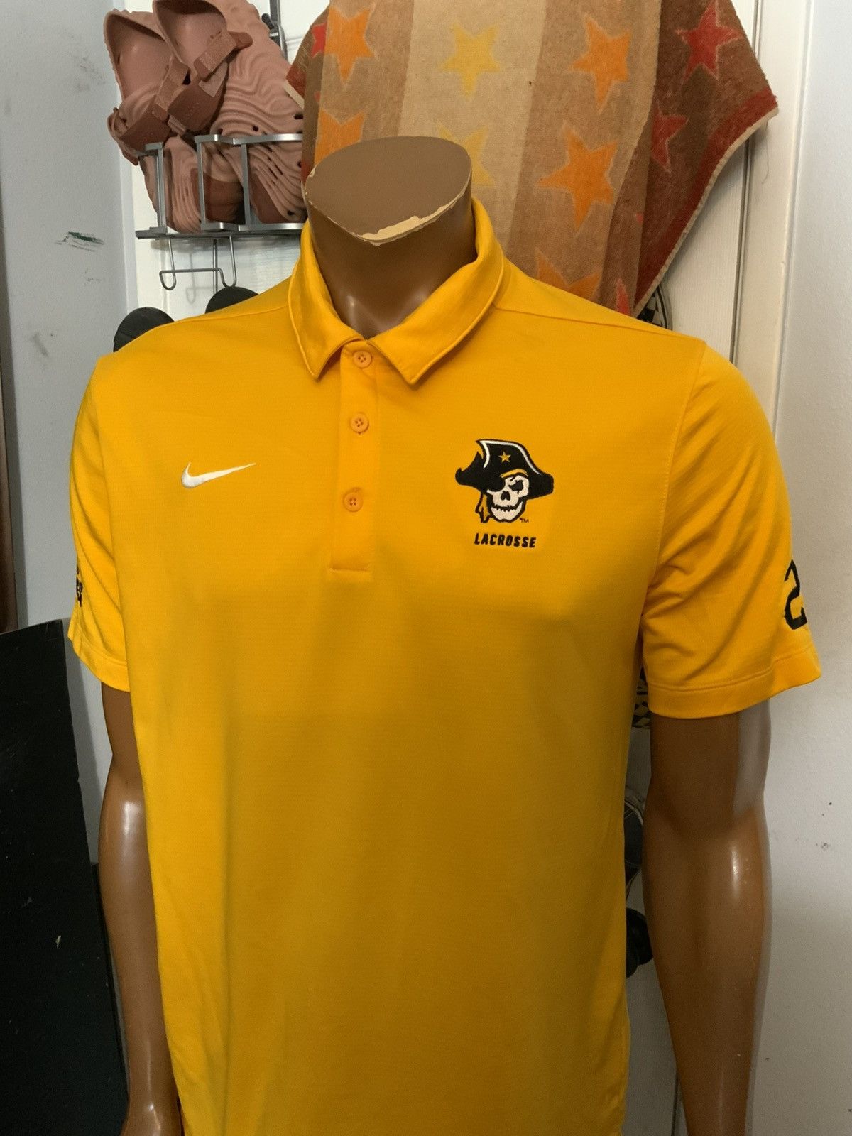 Nike Nike Southwestern University Pirates Lacrosse Polo Shirt Size US M / EU 48-50 / 2 - 9 Thumbnail