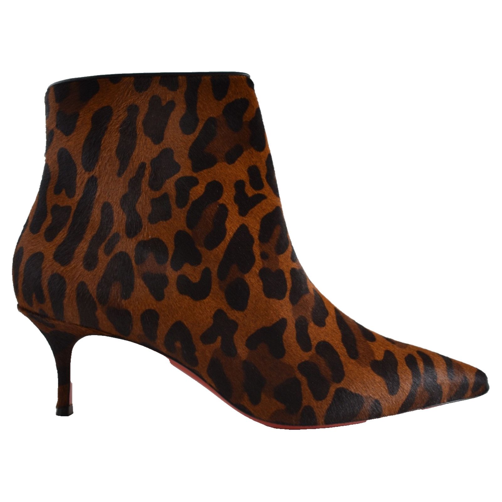Christian Louboutin Christian Louboutin So Kate Booty Black Leopard Pony 36.5 Size US 6.5 / IT 36.5 - 1 Thumbnail