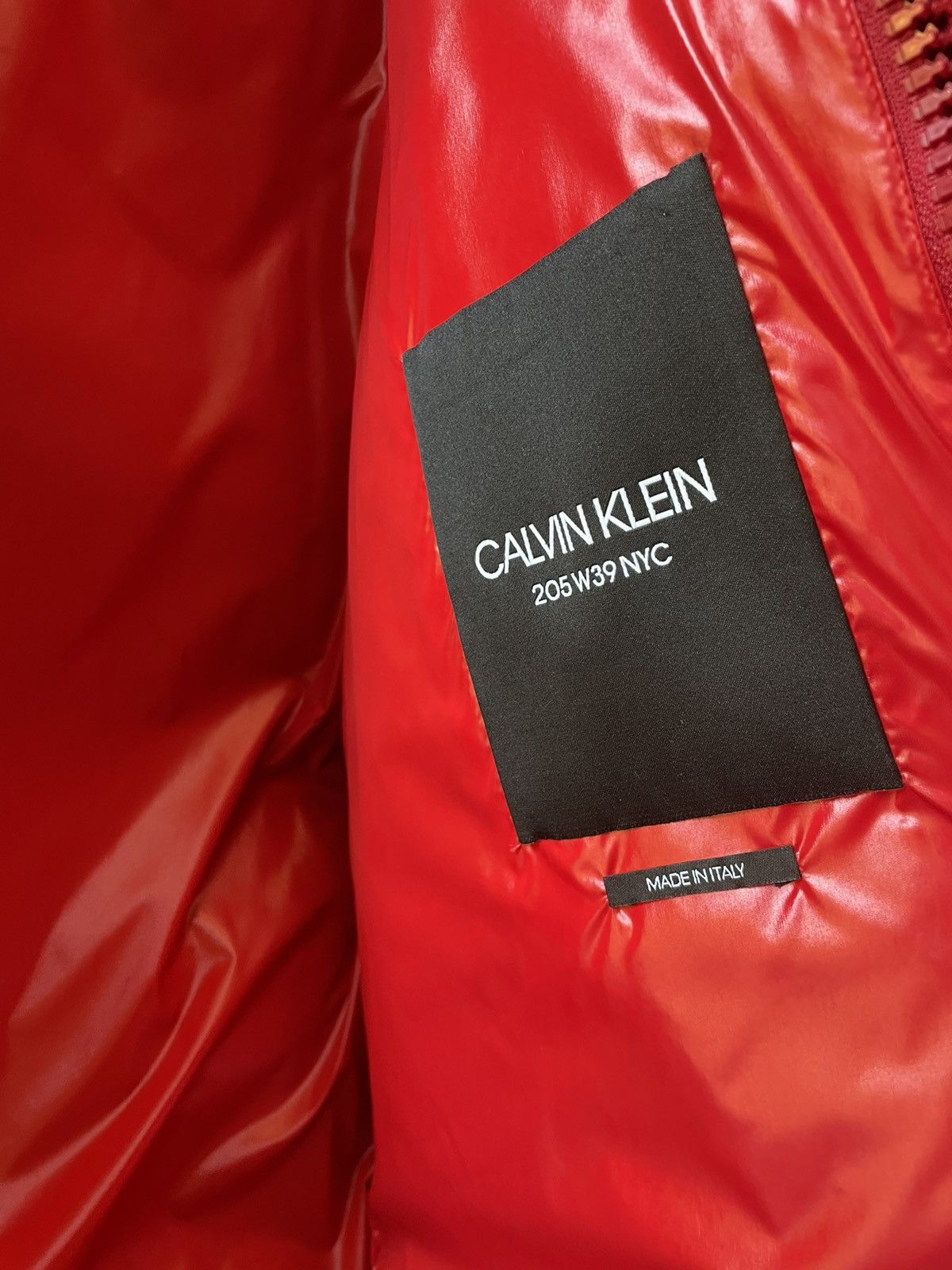 Calvin Klein 205W39NYC × Raf Simons Red Oversized Puffer Jacket Size US M / EU 48-50 / 2 - 4 Thumbnail