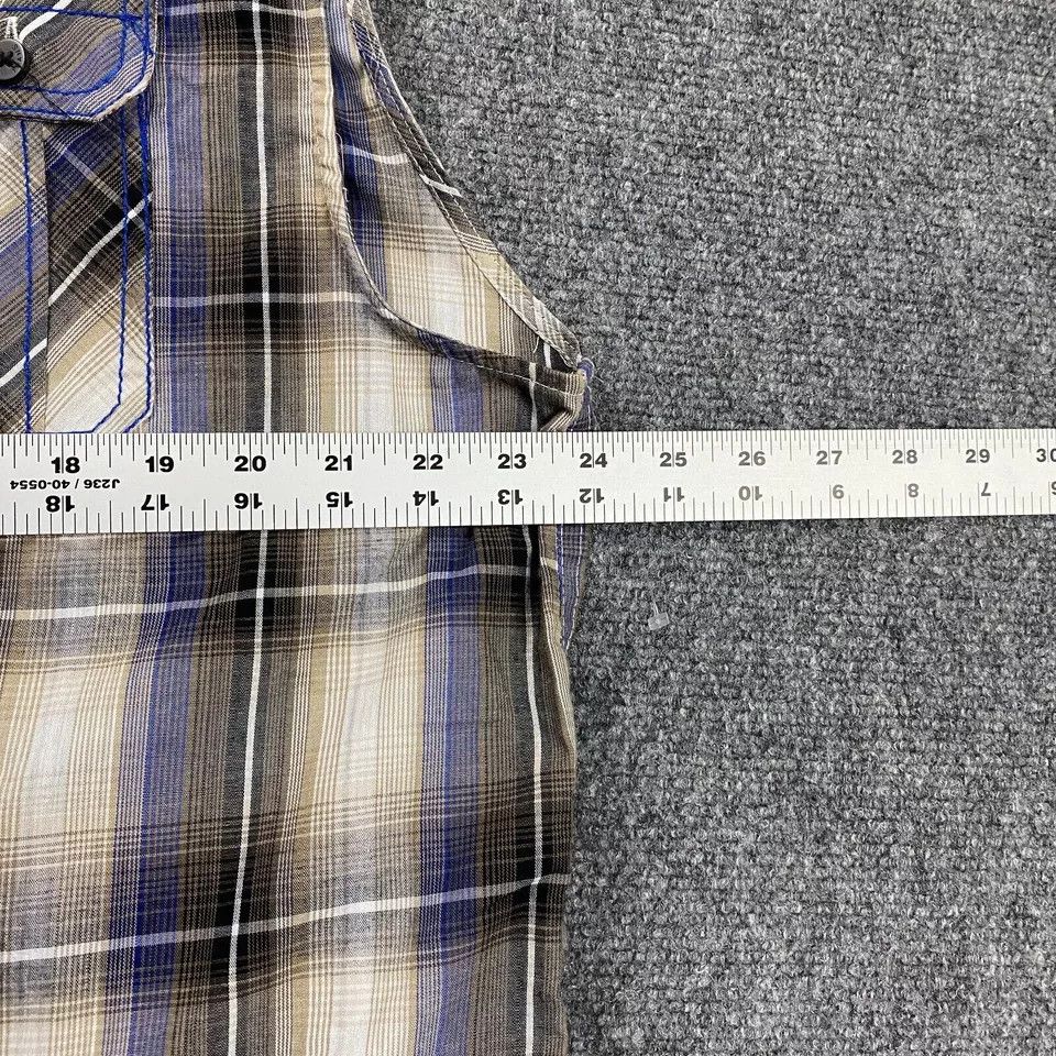 Other Karl Kani Jeans Shirt Mens XL Plaid Button Up Double Pockets Size US XL / EU 56 / 4 - 4 Thumbnail