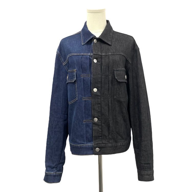 Dior Dior Two-Tone Denim Jacket Size S Size US S / EU 44-46 / 1 - 1 Thumbnail