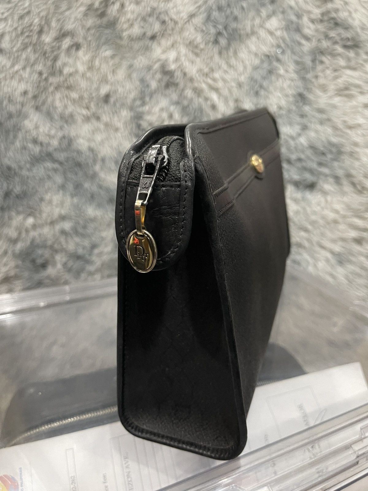 Christian Dior Monsieur Christian Dior honeycomb clutch bag Size ONE SIZE - 4 Thumbnail