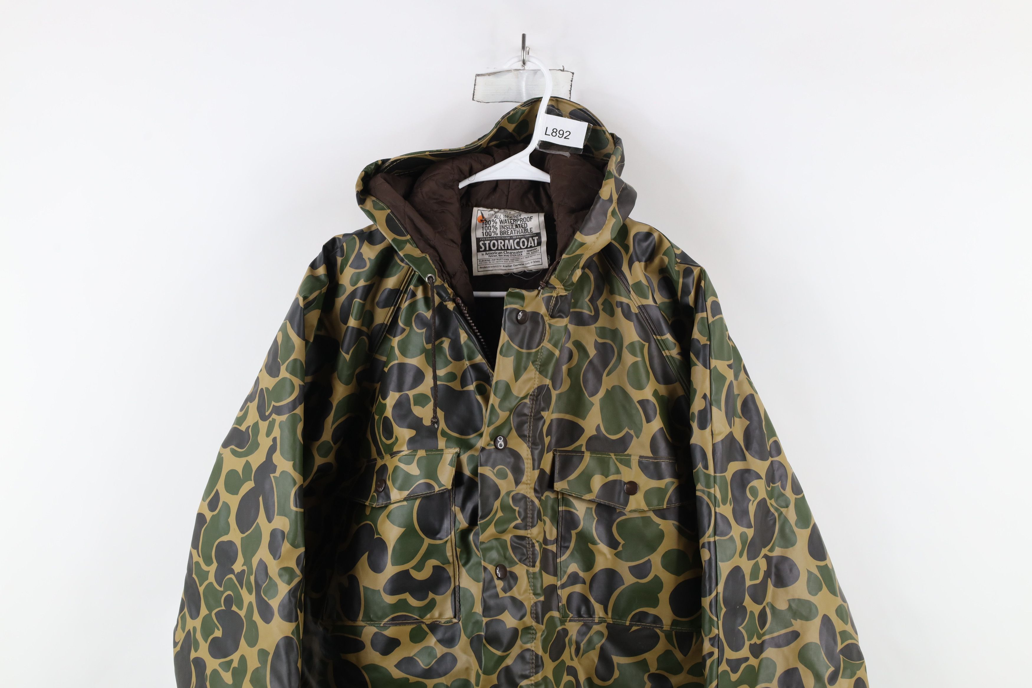 Vintage Vintage 90s Streetwear Camouflage Hooded Parka Jacket Size US L / EU 52-54 / 3 - 2 Thumbnail