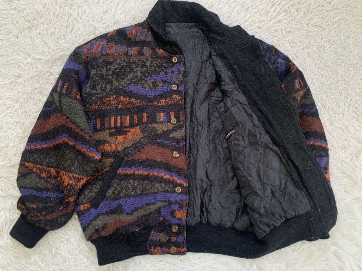 Guy Laroche Cozy Art Pattern Guy Laroche Paris Wool Jacket Size US L / EU 52-54 / 3 - 8 Thumbnail