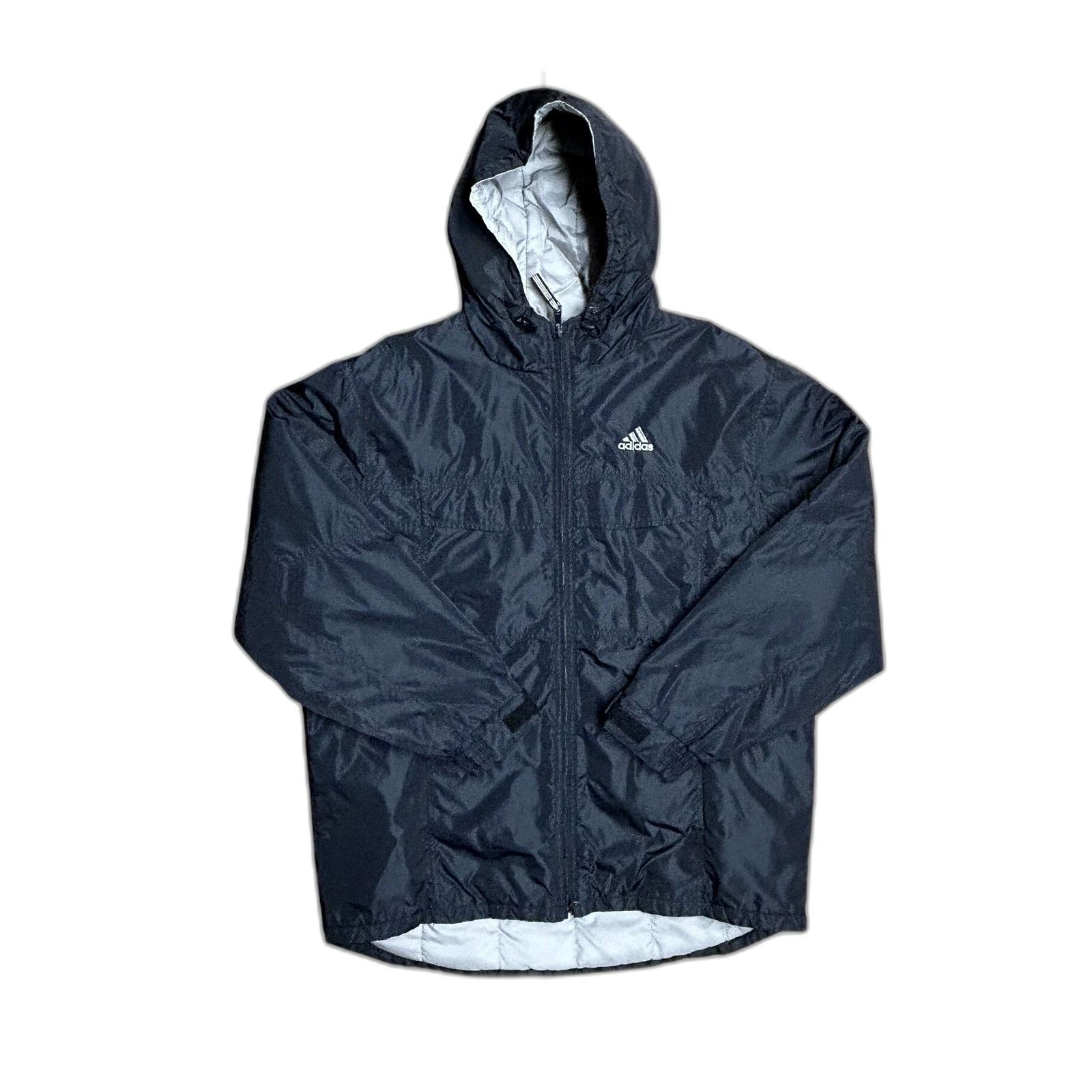 Adidas Vintage Adidas Lighweight Track Team Jacket Black Full Zip W Size US L / EU 52-54 / 3 - 1 Thumbnail
