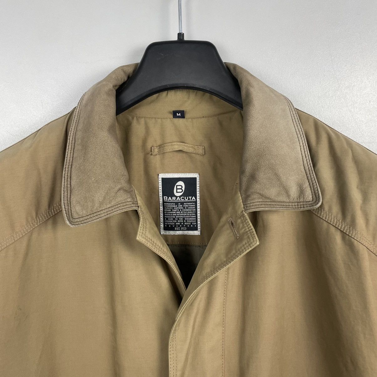 Baracuta Vintage 00’s Baracuta Cotton Parka Trench Coat Denim Jacket Size US M / EU 48-50 / 2 - 3 Thumbnail