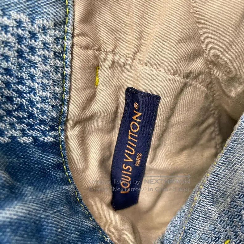 Louis Vuitton Louis Vuitton Washed Old Checkerboard Pearl Button Jeans Size US 34 / EU 50 - 3 Thumbnail