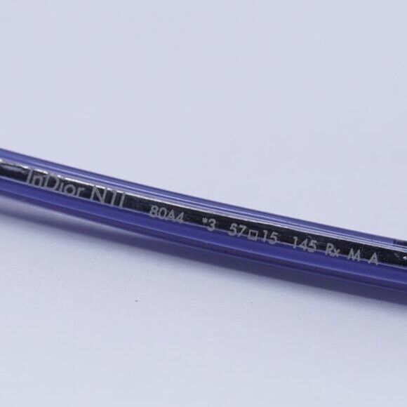 Dior Dior INDIOR N1I 80A4 Sunglasses Transparent Blue Square Size ONE SIZE - 8 Thumbnail