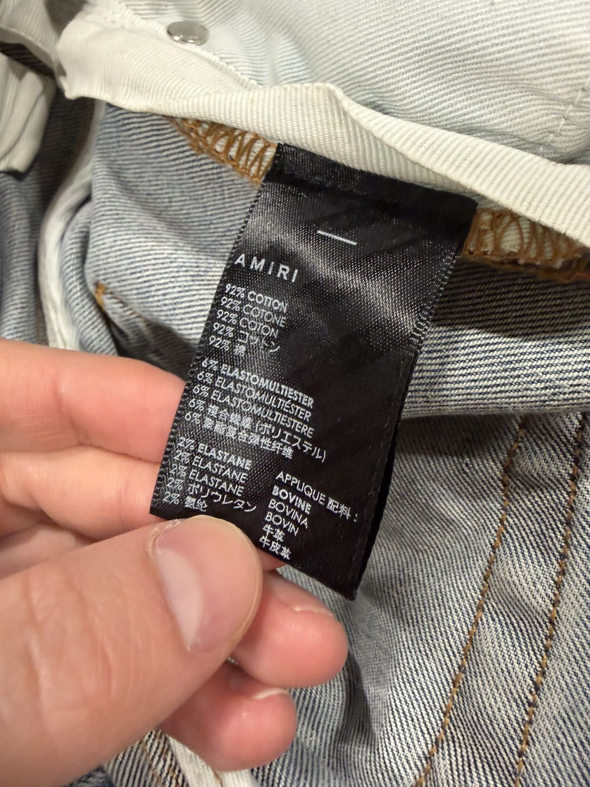 Amiri Amiri Stone Indigo Jeans NEW 1000$ Size US 38 / EU 54 - 4 Thumbnail