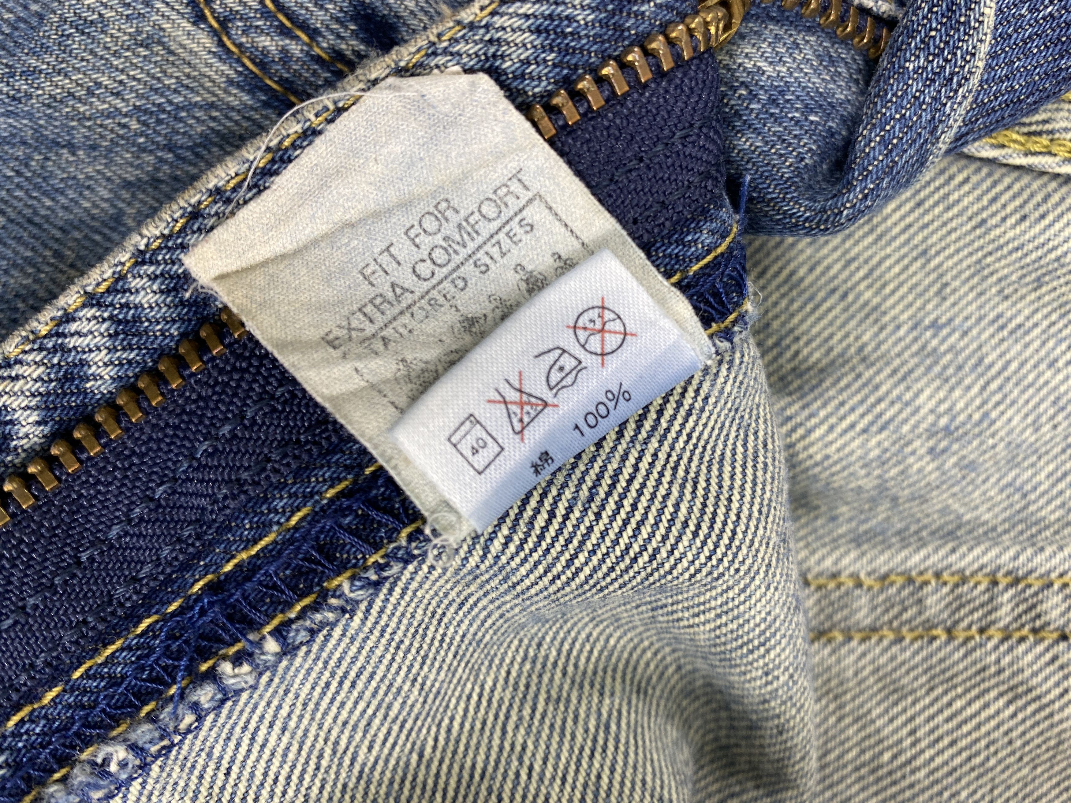 Japanese Brand Distressed Blue Vintage Lee Flare Jeans 30x32 Denim- JN3534 Size US 30 / EU 46 - 10 Thumbnail