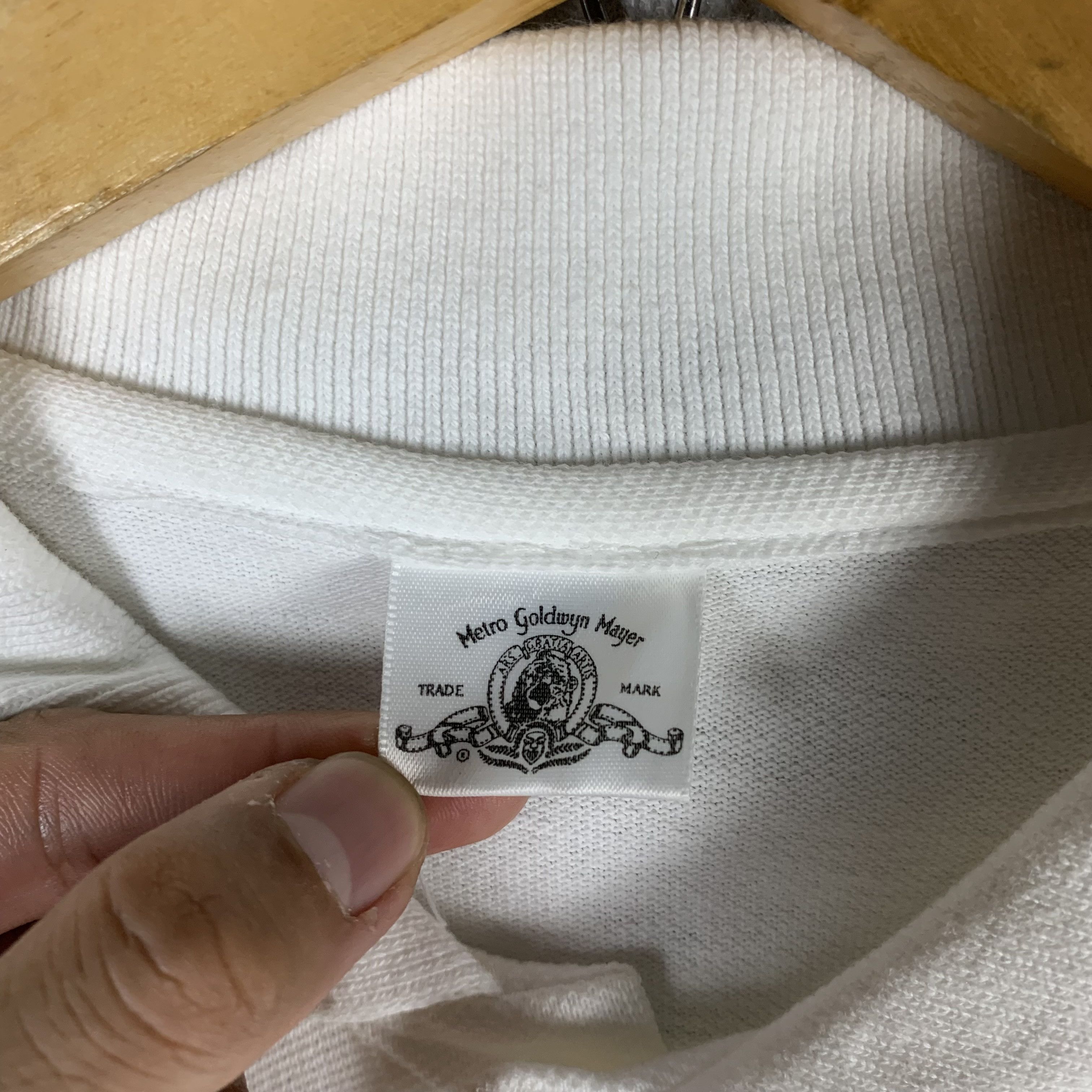 Vintage Metro Goldwyn Mayer MGM Polo Shirt Big Size Size US XXL / EU 58 / 5 - 4 Thumbnail