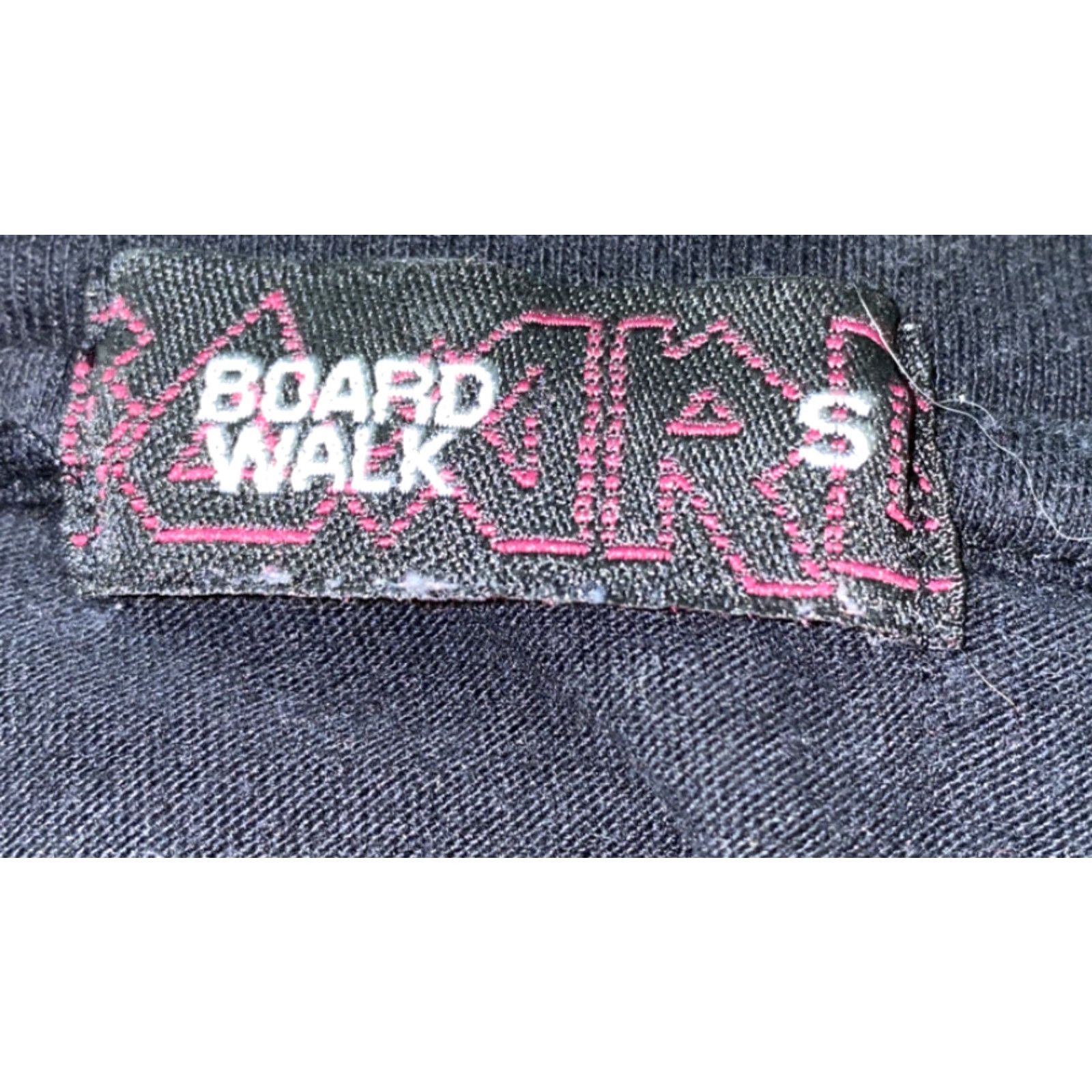 Vintage Boardwalk Mens Black V-Neck Radio Seattle T-Shirt Size S 18 In Armpit Size US S / EU 44-46 / 1 - 4 Thumbnail