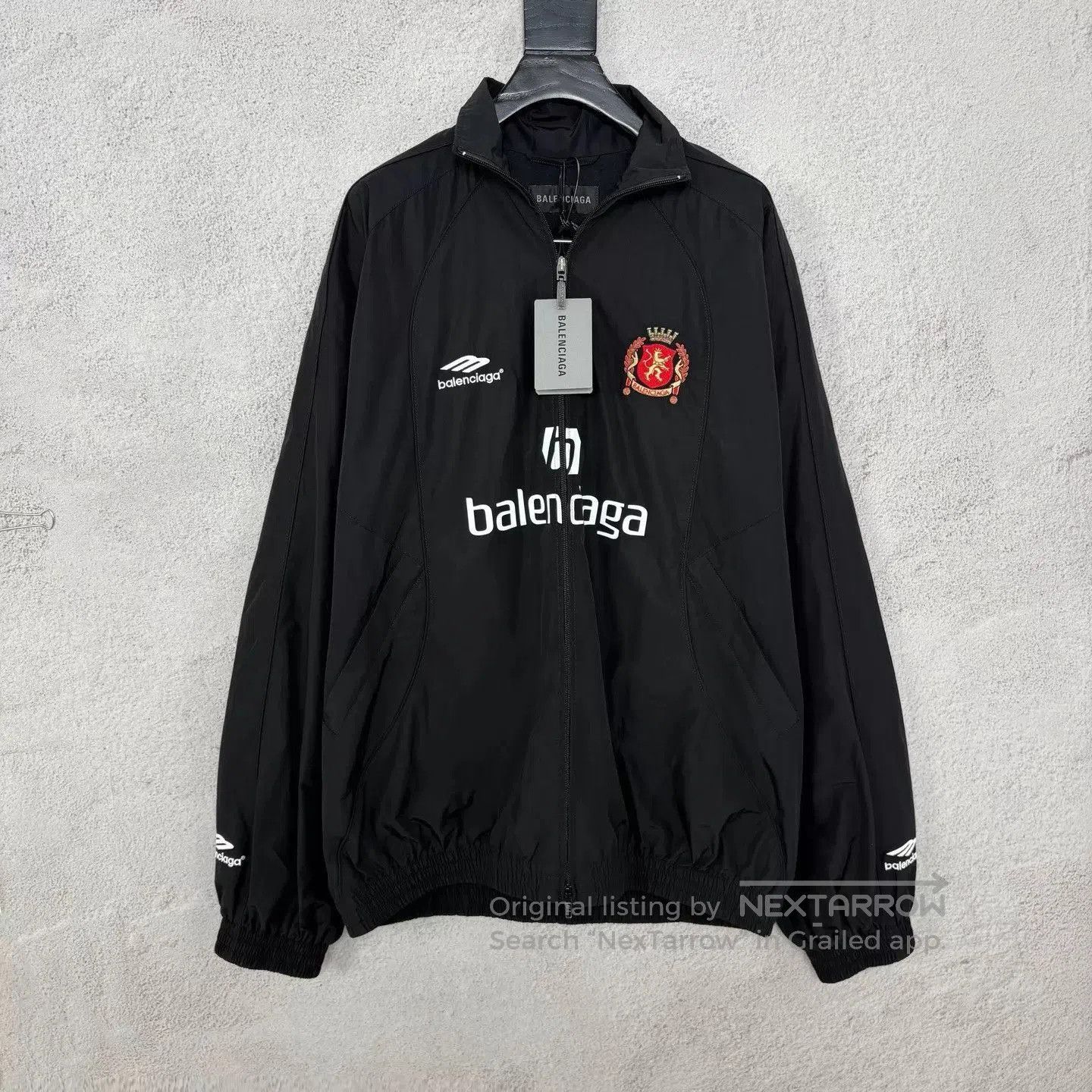 Balenciaga Black Lightweight Zip-Up Jacket. Size US S / EU 44-46 / 1 - 1 Thumbnail