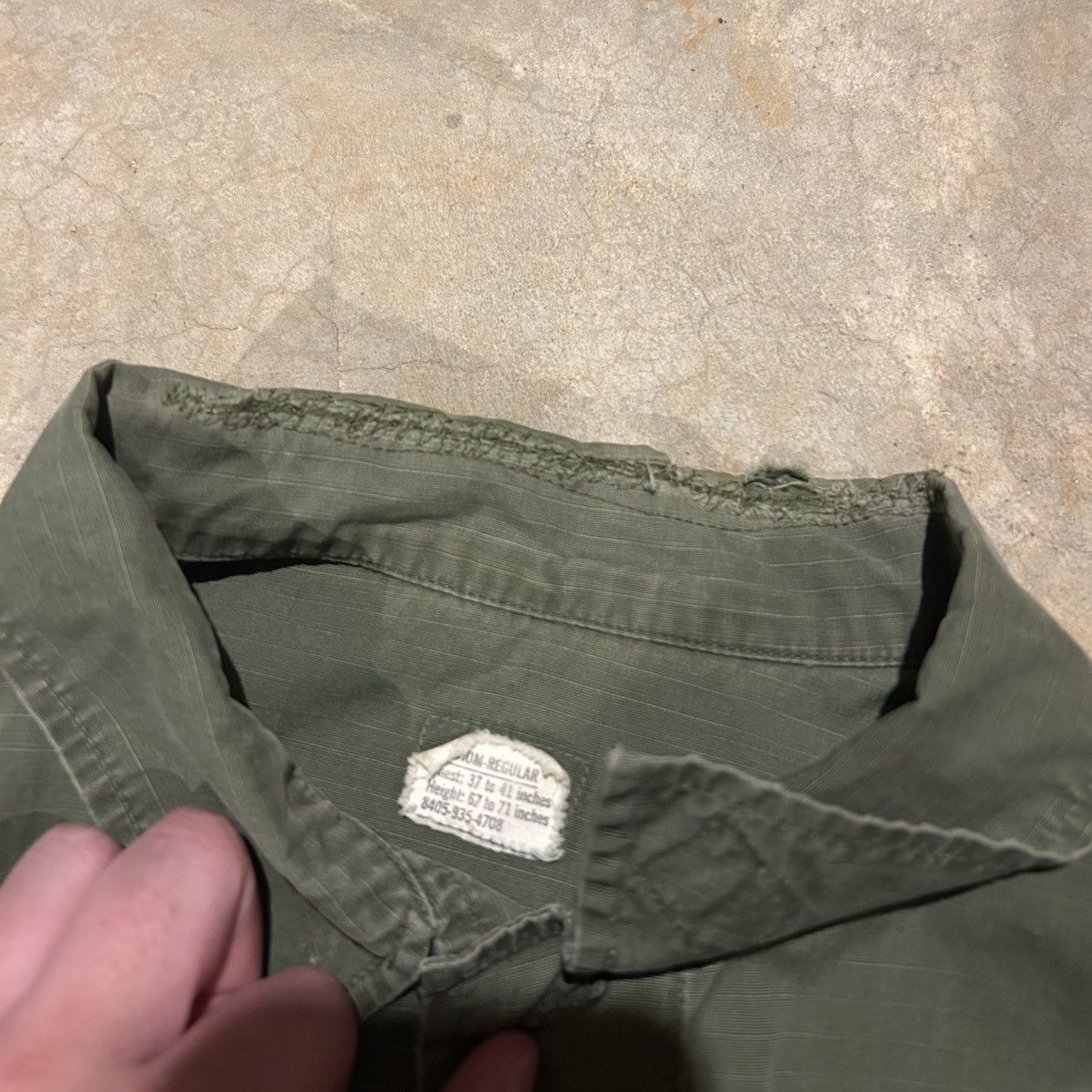 Vintage Vintage OG-107 Vietnam War Ripstop Poplin Slant Pocket Shirt Size US M / EU 48-50 / 2 - 6 Thumbnail