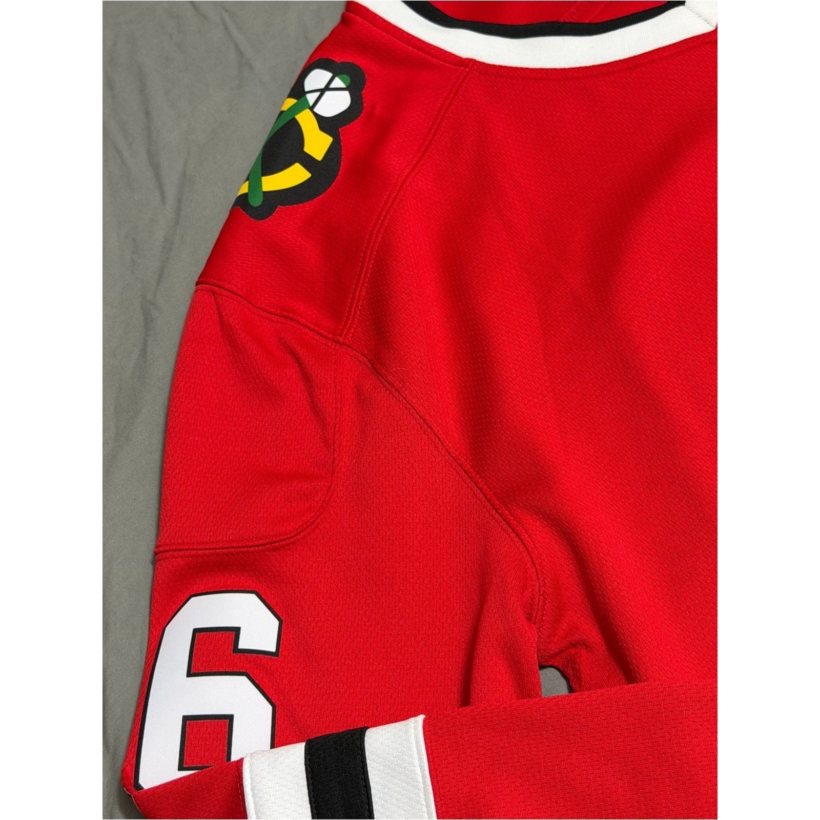 NHL Fanatics Eddie Olczyk Red Chicago Blackhawks Premier Retired Size US M / EU 48-50 / 2 - 7 Thumbnail