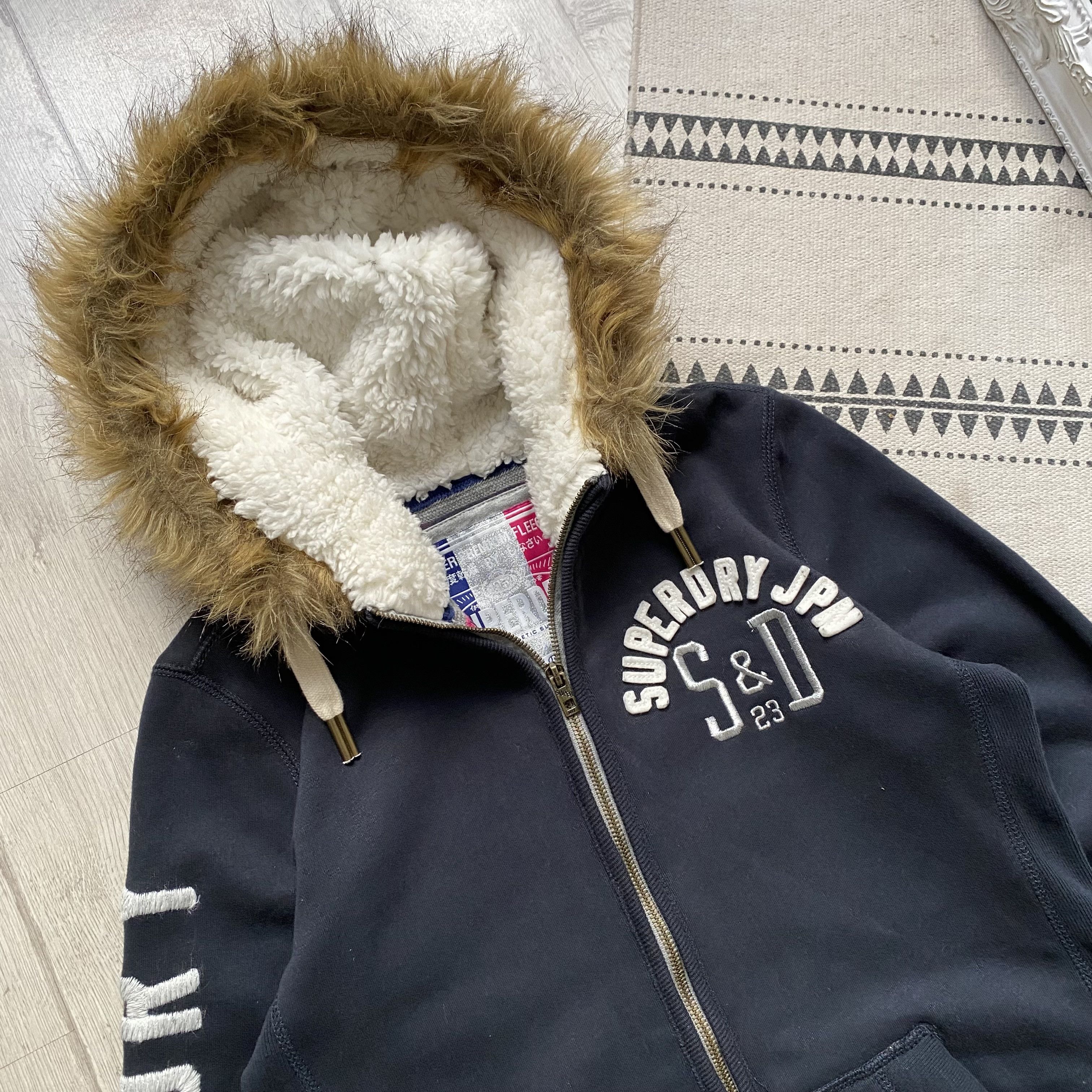 Abercrombie & Fitch Japanese 2000s Faux fur hoodie Y2K Lgb Abercrombie style Size L / US 10 / IT 46 - 2 Thumbnail