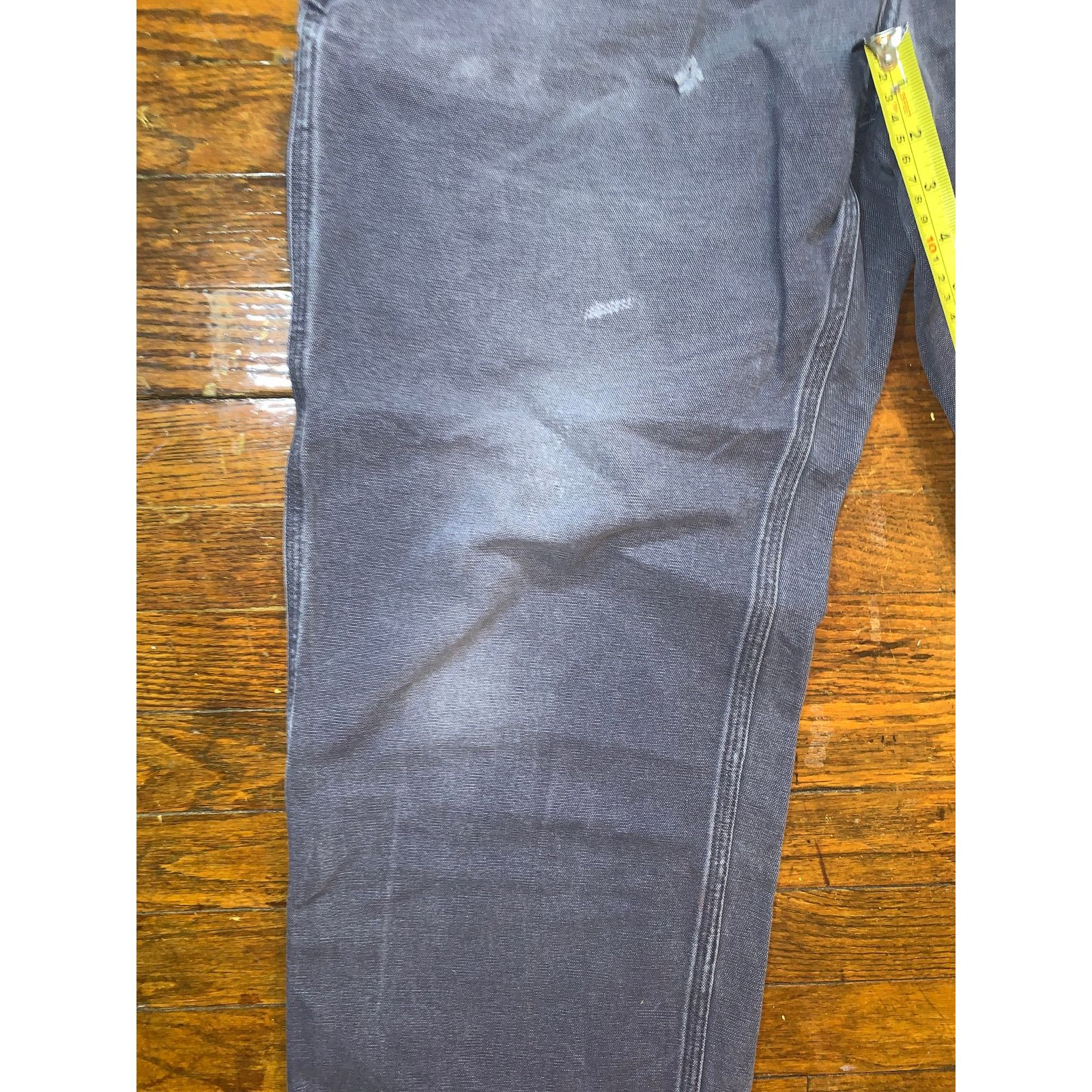Carhartt Carhartt B11 Work Pants 36x32 Dark Grey Washed Duck Mexico Size US 36 / EU 52 - 7 Thumbnail