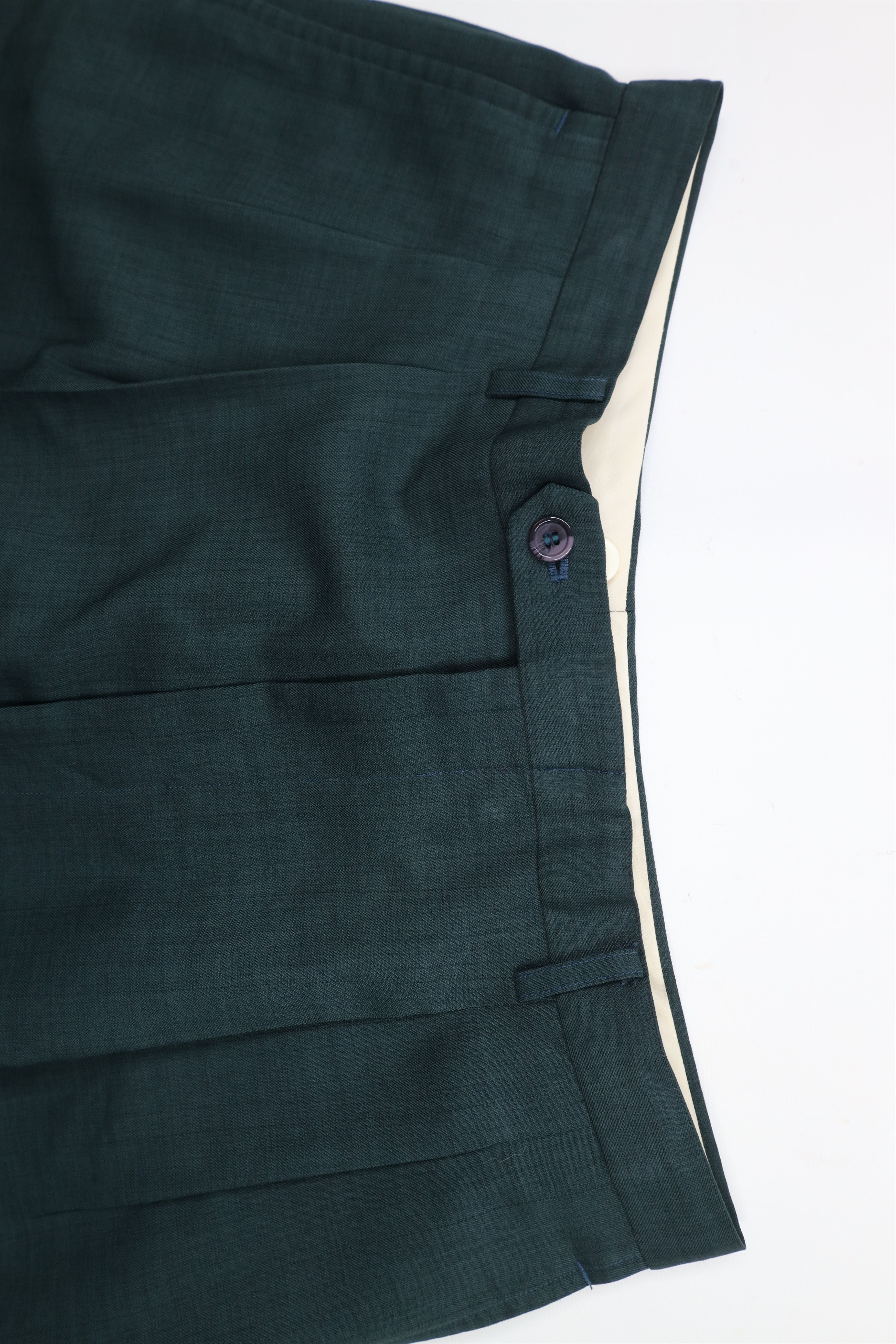 Vintage Vintage 90s Streetwear Wide Leg Chino Pants Heather Green Size US 34 / EU 50 - 8 Thumbnail