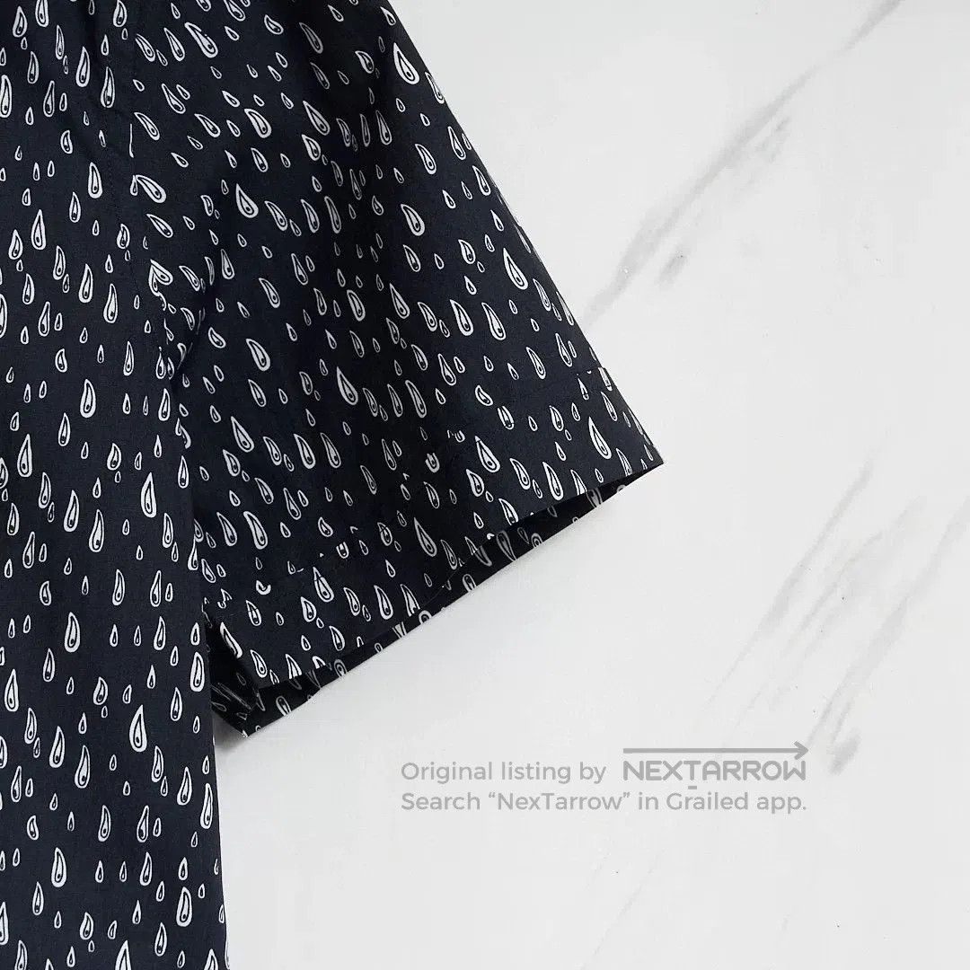 Saint Laurent Paris Saint Laurent Blue Teardrop Short-Sleeve Shirt. Size US XXS / EU 40 - 7 Thumbnail