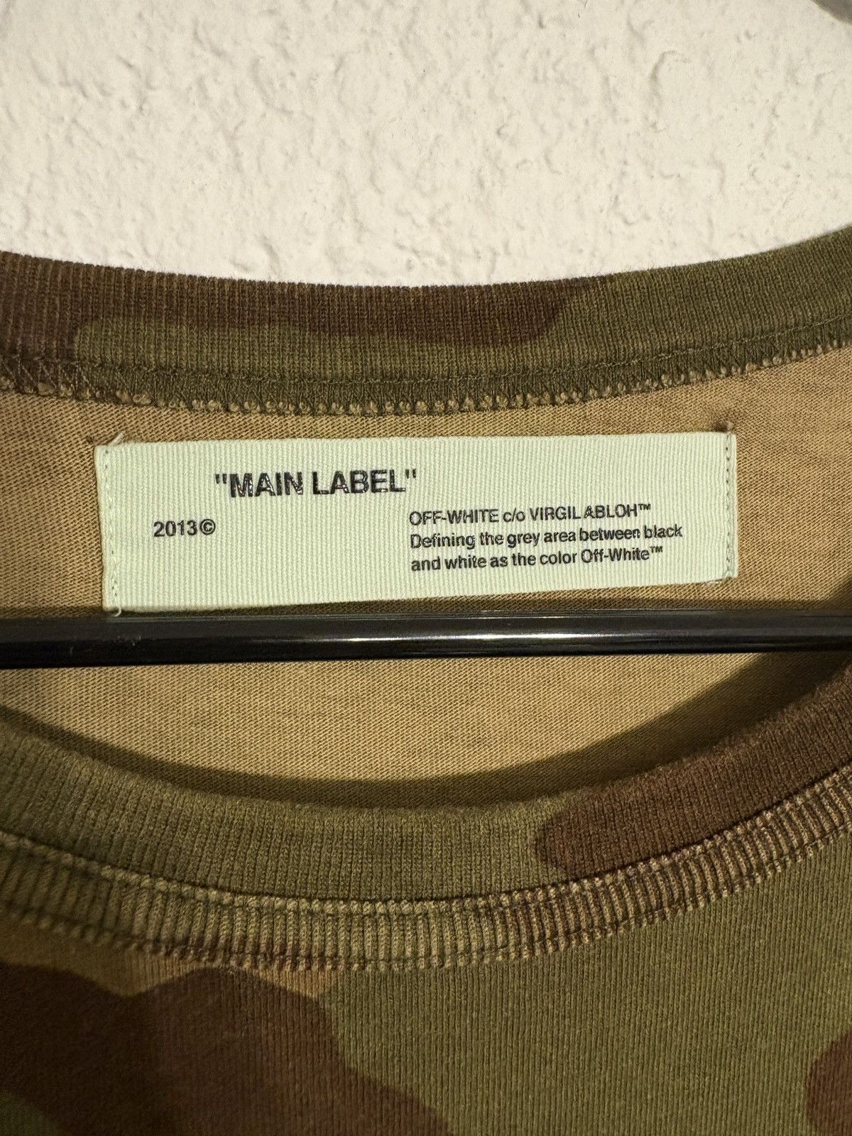 Off-White Off white Camouflage T-Shirt Size US M / EU 48-50 / 2 - 3 Thumbnail