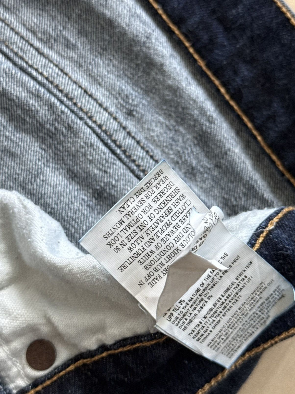 Acne Studios Acne Studios Roc Soft Raw denim jeans Size US 32 / EU 48 - 8 Thumbnail
