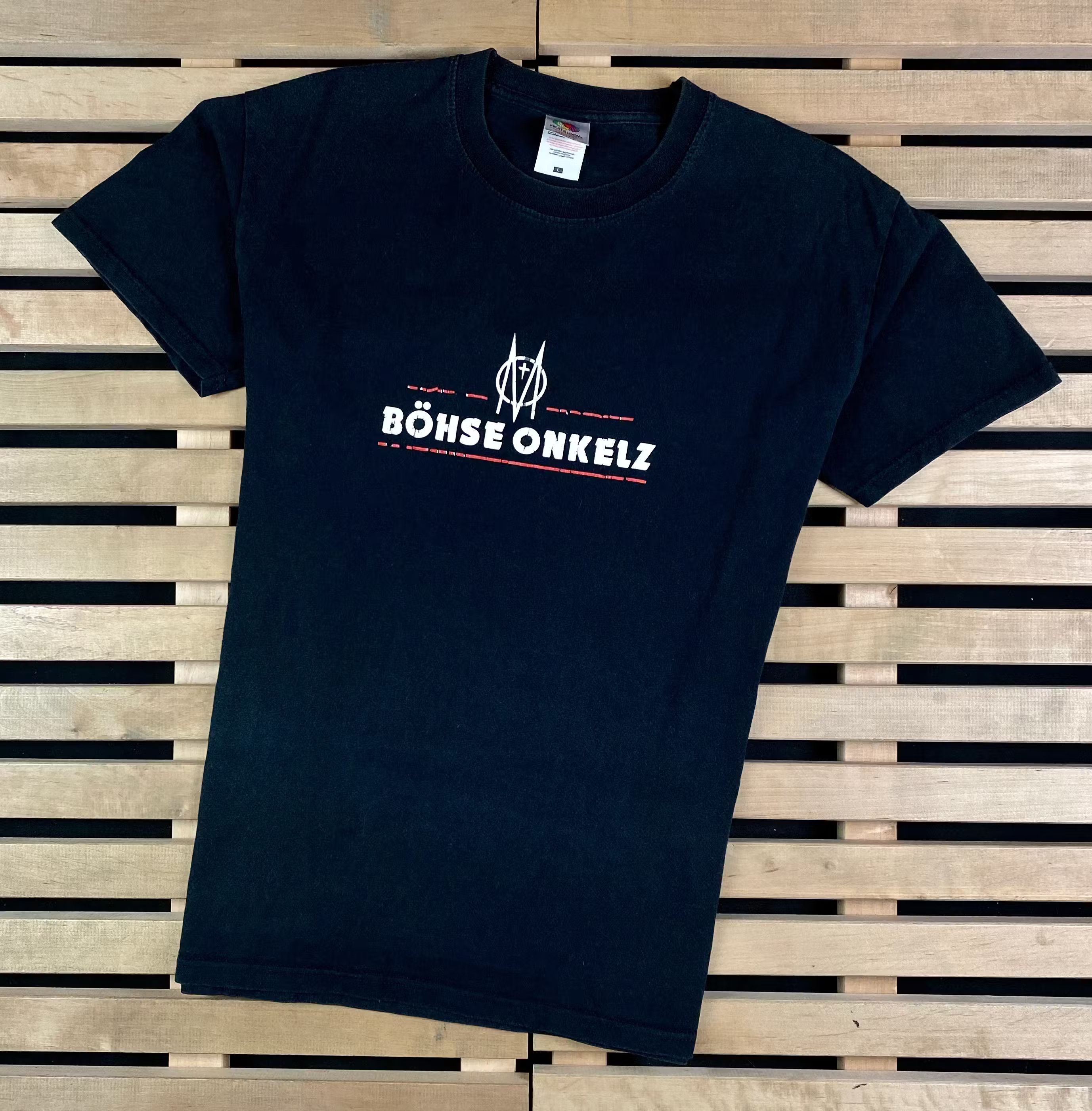 Band Tees Mens Vintage T Shirt Bohse Onkelz Size L Size US L / EU 52-54 / 3 - 1 Thumbnail