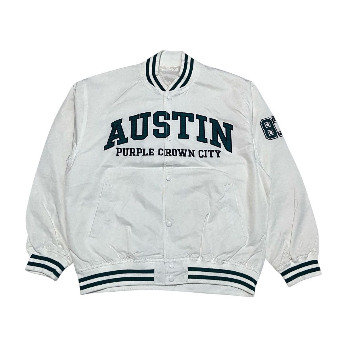 Japanese Brand WEGO Japan Varsity Jacket Size M fit XL Size US M / EU 48-50 / 2 - 2 Thumbnail