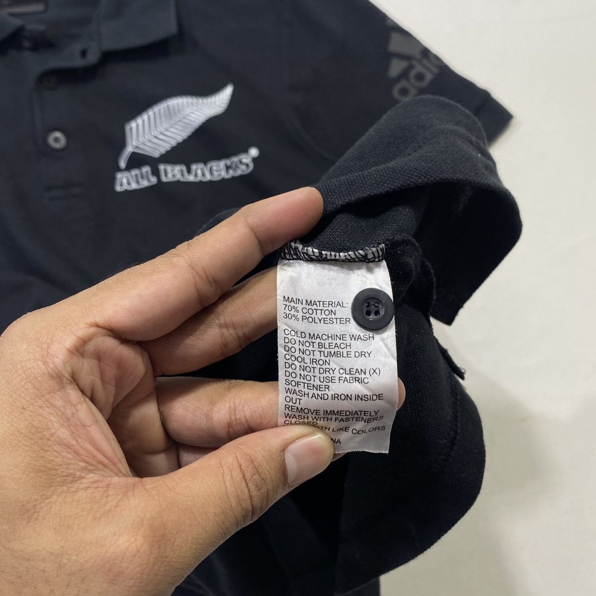 Adidas Adidas All Blacks Polo Shirt Size US M / EU 48-50 / 2 - 4 Thumbnail