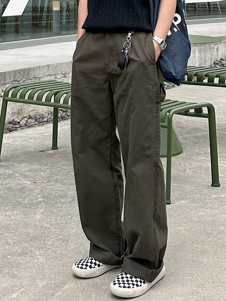 Japanese Brand × Jean Retro loose straight leg wide leg jeans Size US 32 / EU 48 - 1 Thumbnail