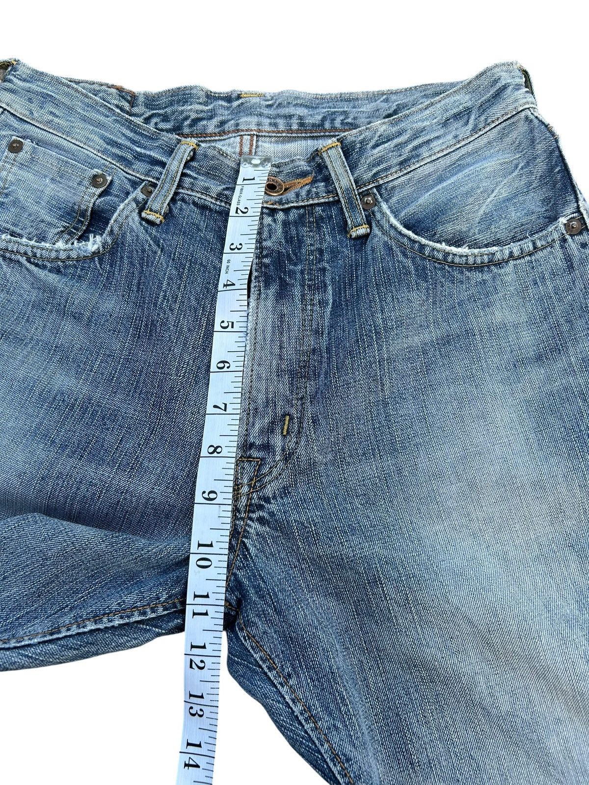 Kapital Vintage Edwin 505zx Selvedge Distressed Denim jeans Size US 29 - 20 Thumbnail