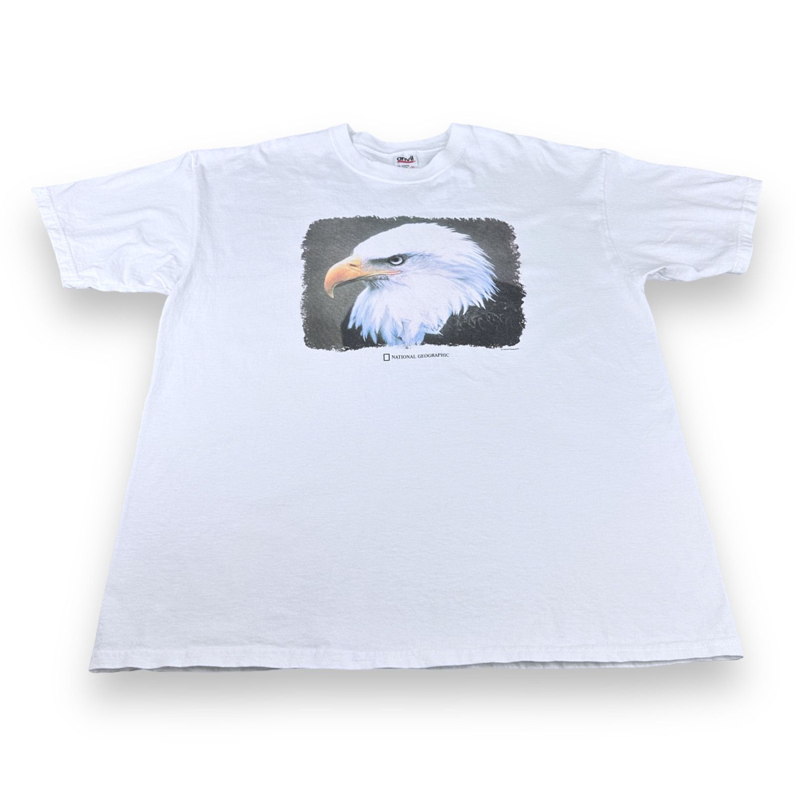 Vintage Vintage 90s National Geographic Bald Eagle T-Shirt wildlife
