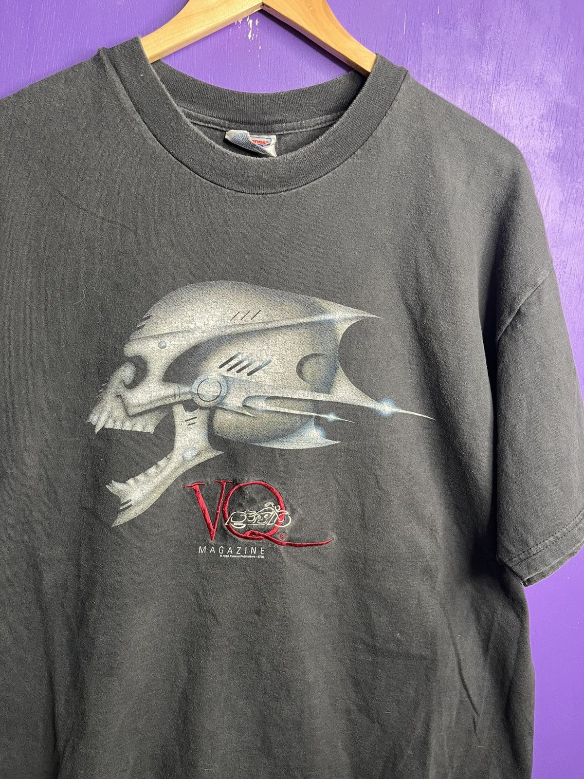 Vintage Vintage 90s Easyriders VQ magazine faded t-shirt Size US XL / EU 56 / 4 - 3 Thumbnail
