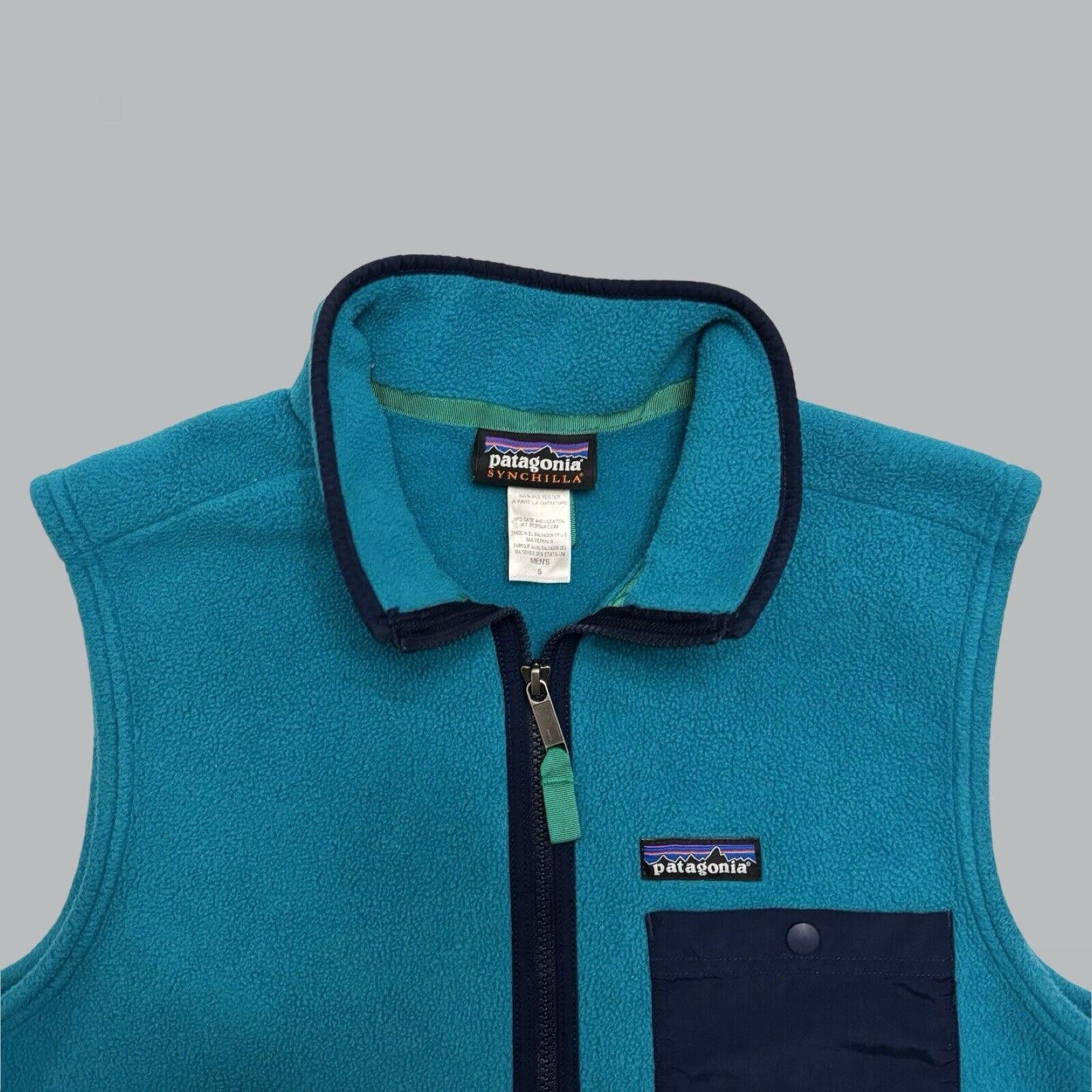 Patagonia Vintage Patagonia Synchilla Fleece Full Zip Vest Mens Small Size US S / EU 44-46 / 1 - 3 Thumbnail