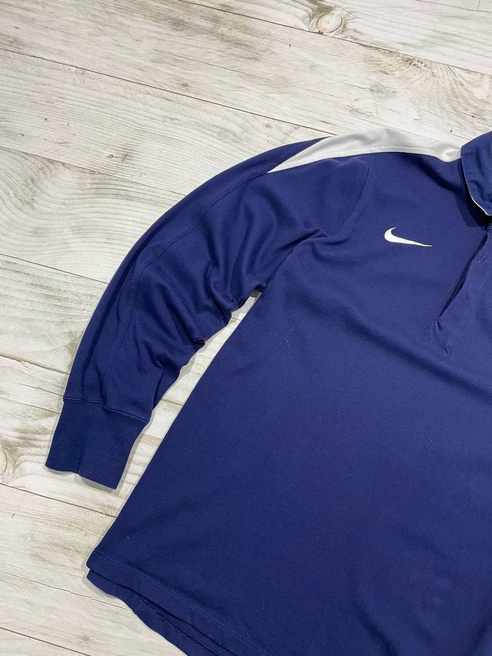 Nike Vintage Nike France Rugby Polo Shirt Long Sleeve 2000s Y2K Size US M / EU 48-50 / 2 - 10 Thumbnail