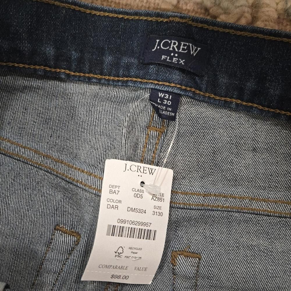 J.Crew J Crew Straight Fit Jean In Signature Flex Size US 31 - 3 Thumbnail