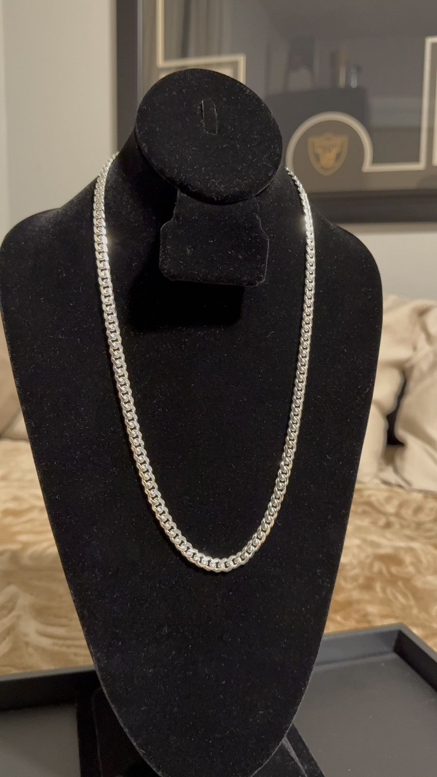 Other Miami Cuban Link Chain 925 Solid Silver ❄️ Size ONE SIZE - 1 Thumbnail