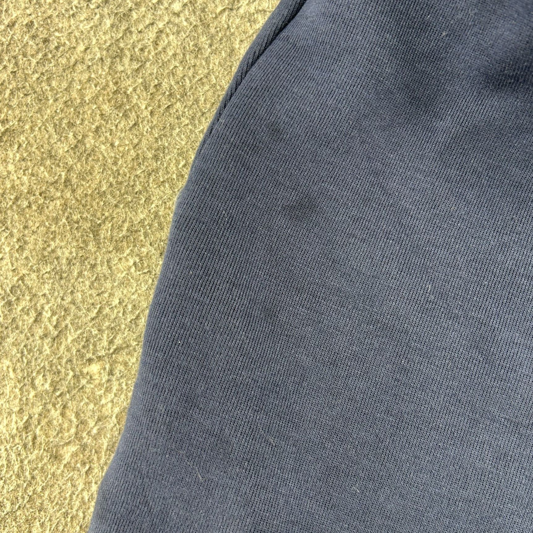 Nike Nike Pants Mens L Blue Navy Jogger Sweat Club Fleece Swoosh Drawstring Cotton Size US 33 - 3 Thumbnail