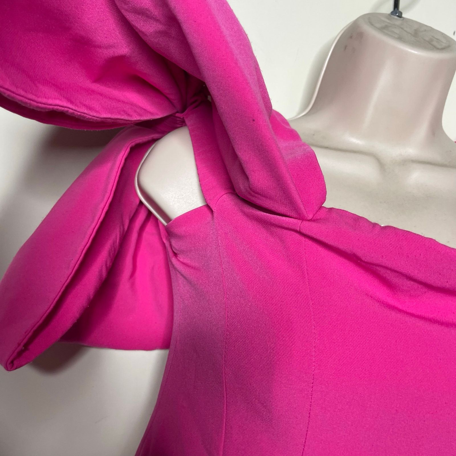 Other TOCCIN X RTR Pink Oversized Bow Sleeve Mini Dress sz 2 Size XS / US 0-2 / IT 36-38 - 4 Thumbnail