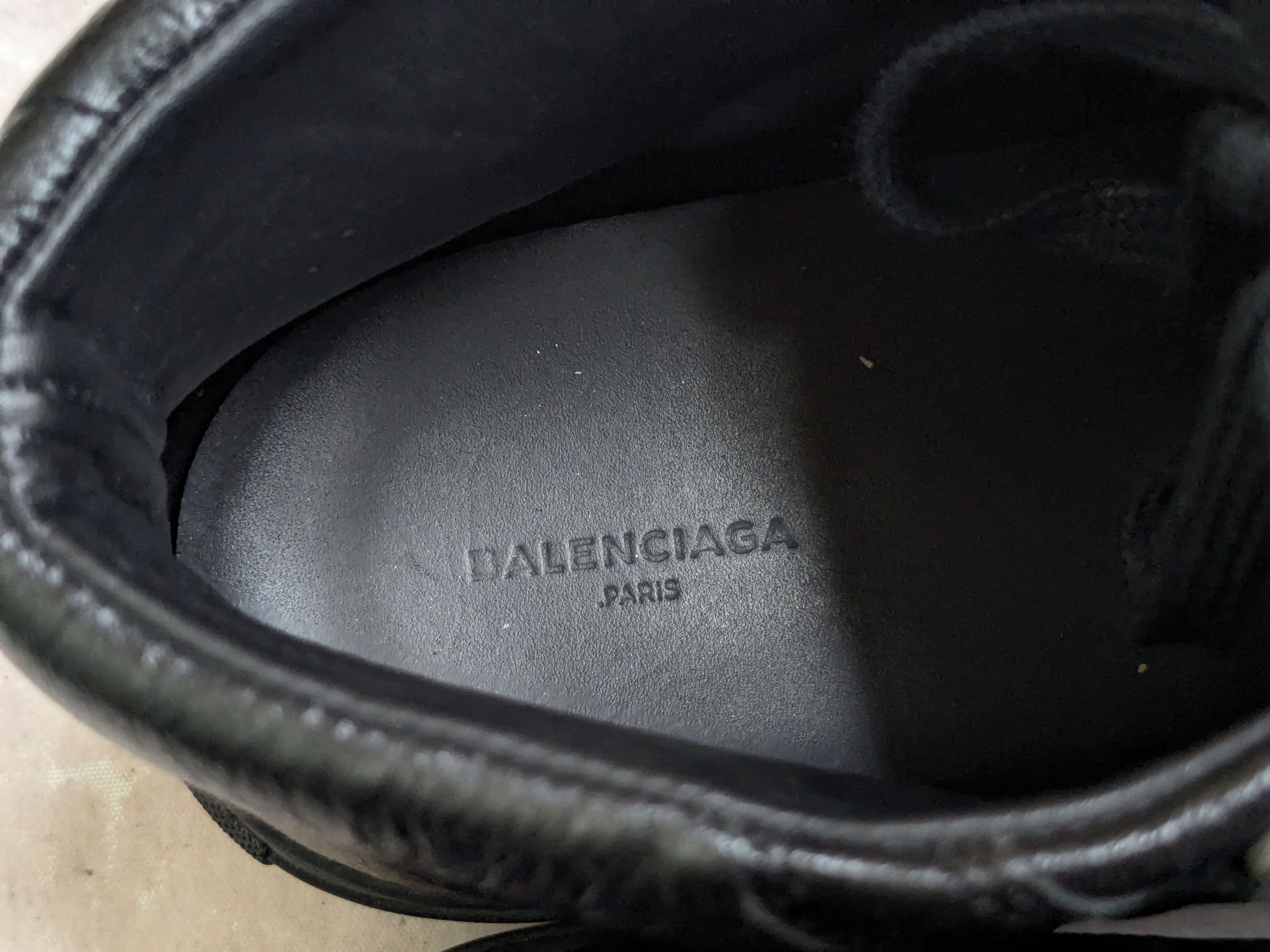 Balenciaga Balenciaga Arena Sneaker Black 12 High Tops Leather Size US 12 / EU 45 - 4 Thumbnail
