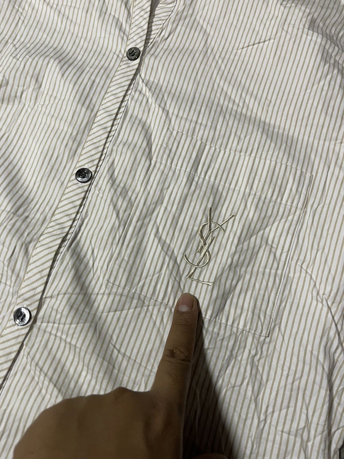 Yves Saint Laurent Yves Saint Laurent Button Up Shirt Size US M / EU 48-50 / 2 - 3 Thumbnail