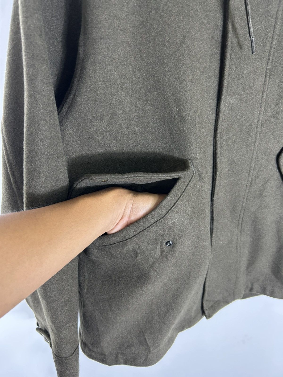 GU GU Hooded Fleece Jacket - Minimalist Outerwear Casual Coat Size US S / EU 44-46 / 1 - 7 Thumbnail