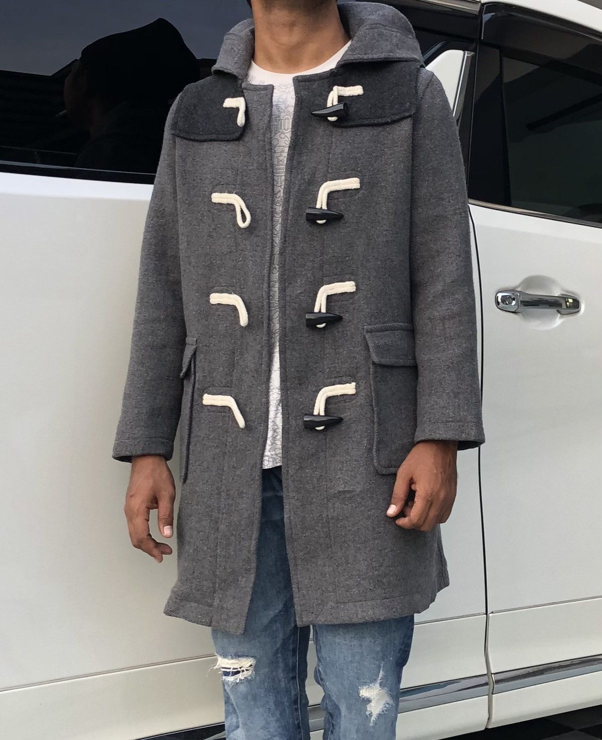 Uniqlo X JW Anderson Duffle Wool Coat Jacket
