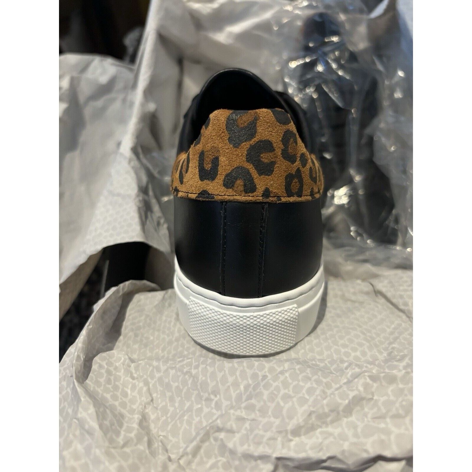 Cavalli Class × Just Cavalli × Roberto Cavalli Roberto Cavalli Leopard Print Black Low Sneaker 5.5 NIB $500 Size US 5.5 / IT 35.5 - 20 Thumbnail