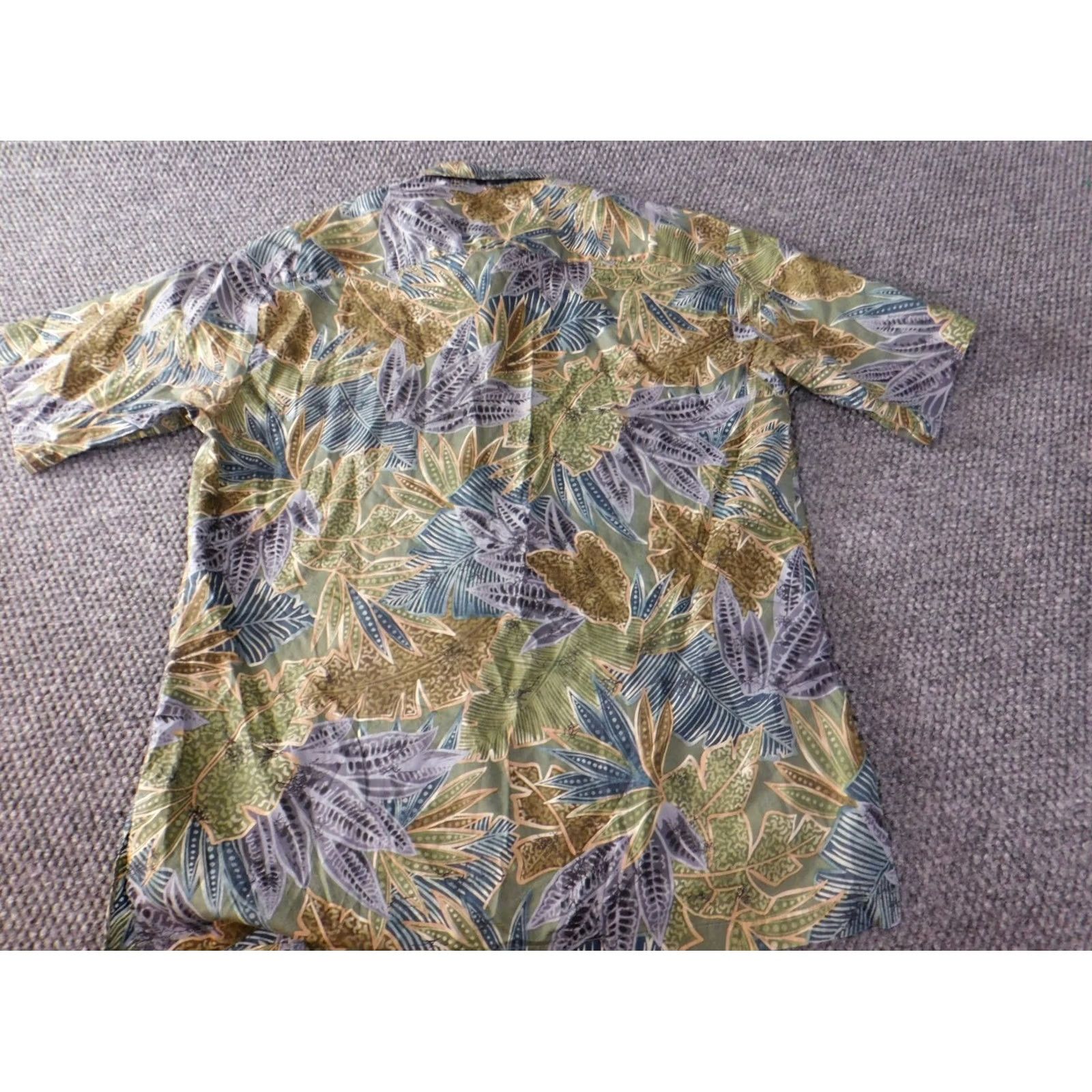 Tori Richard Tori Richard Hawaiian Shirt M Green Floral Button-Up Mens Short Sleeve Button-Down Collared Size US M / EU 48-50 / 2 - 7 Thumbnail