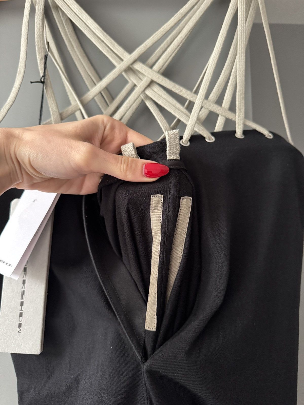 Rick Owens × Rick Owens Drkshdw Last Size Rick Owens Drkshdw Penta Strap Dress Size S / US 4 / IT 40 - 4 Thumbnail