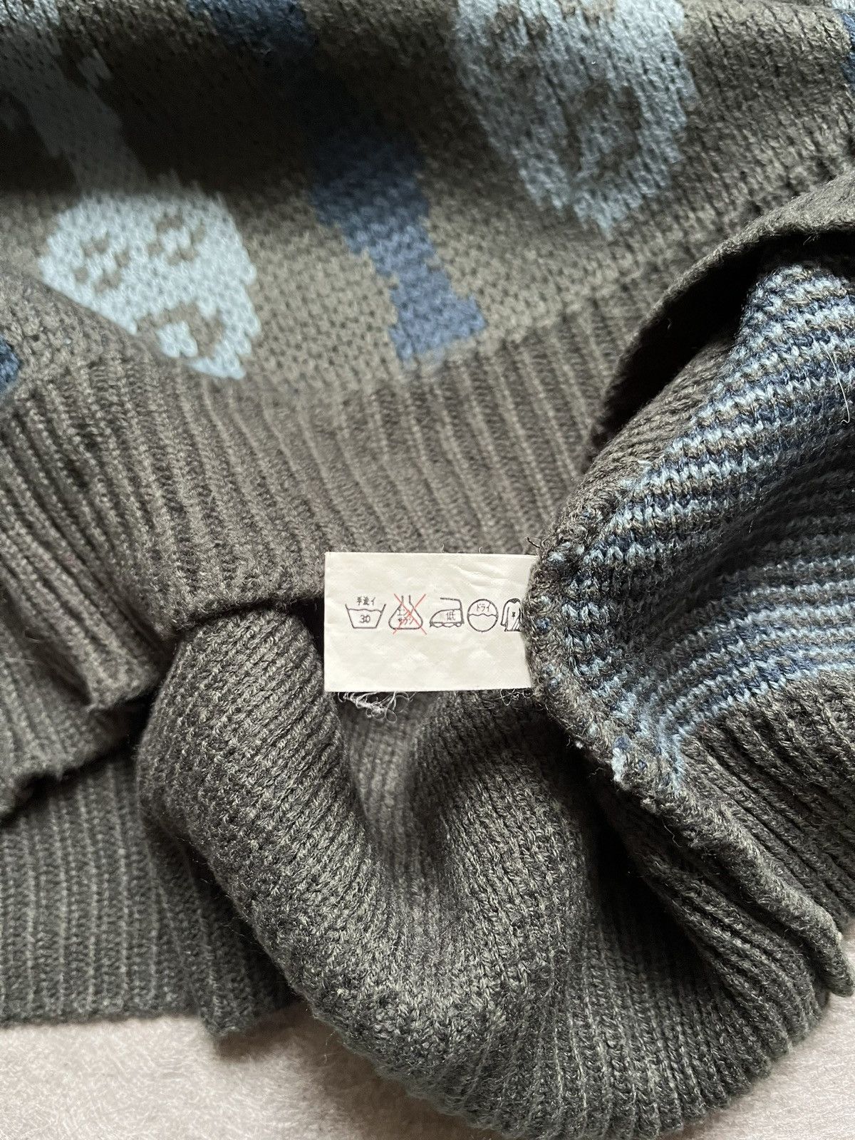 Japanese Brand St. Simon Patterned Knit Sweater Size US L / EU 52-54 / 3 - 5 Thumbnail