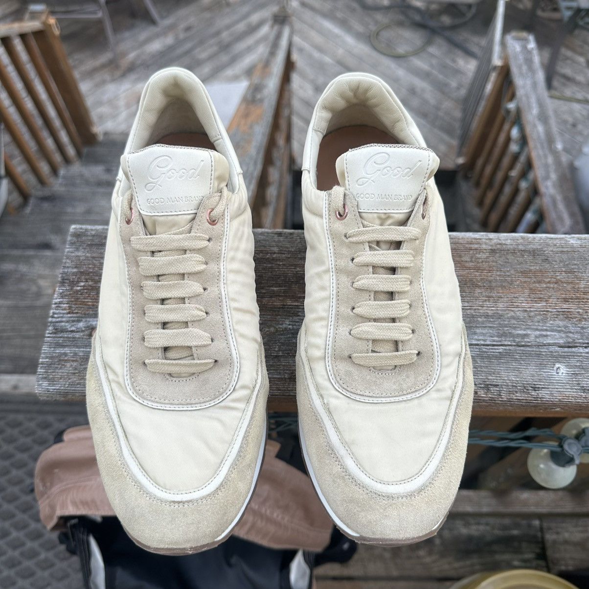 Good Man Brand GOOD MAN BRAND Triumph Trainer Sneaker Cream Size US 9 / EU 42 - 2 Thumbnail