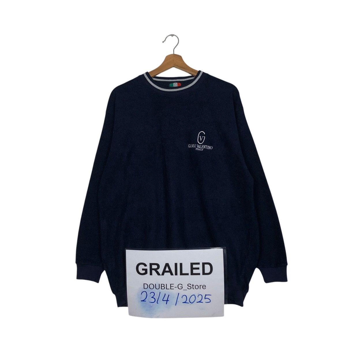 Japanese Brand 📌Vintage Sweatshirt Crewneck Gianni Valentino Italy Size US M / EU 48-50 / 2 - 1 Thumbnail
