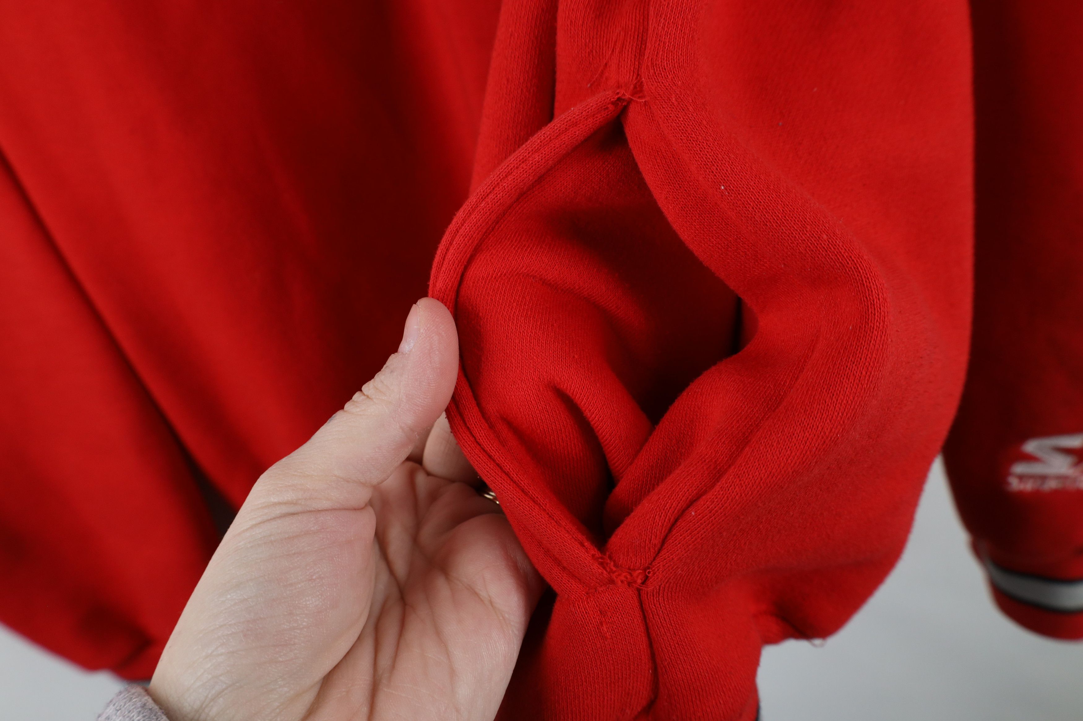 Starter × Vintage Vintage 90s Starter Script Ohio State University Hoodie Red Size US L / EU 52-54 / 3 - 7 Thumbnail