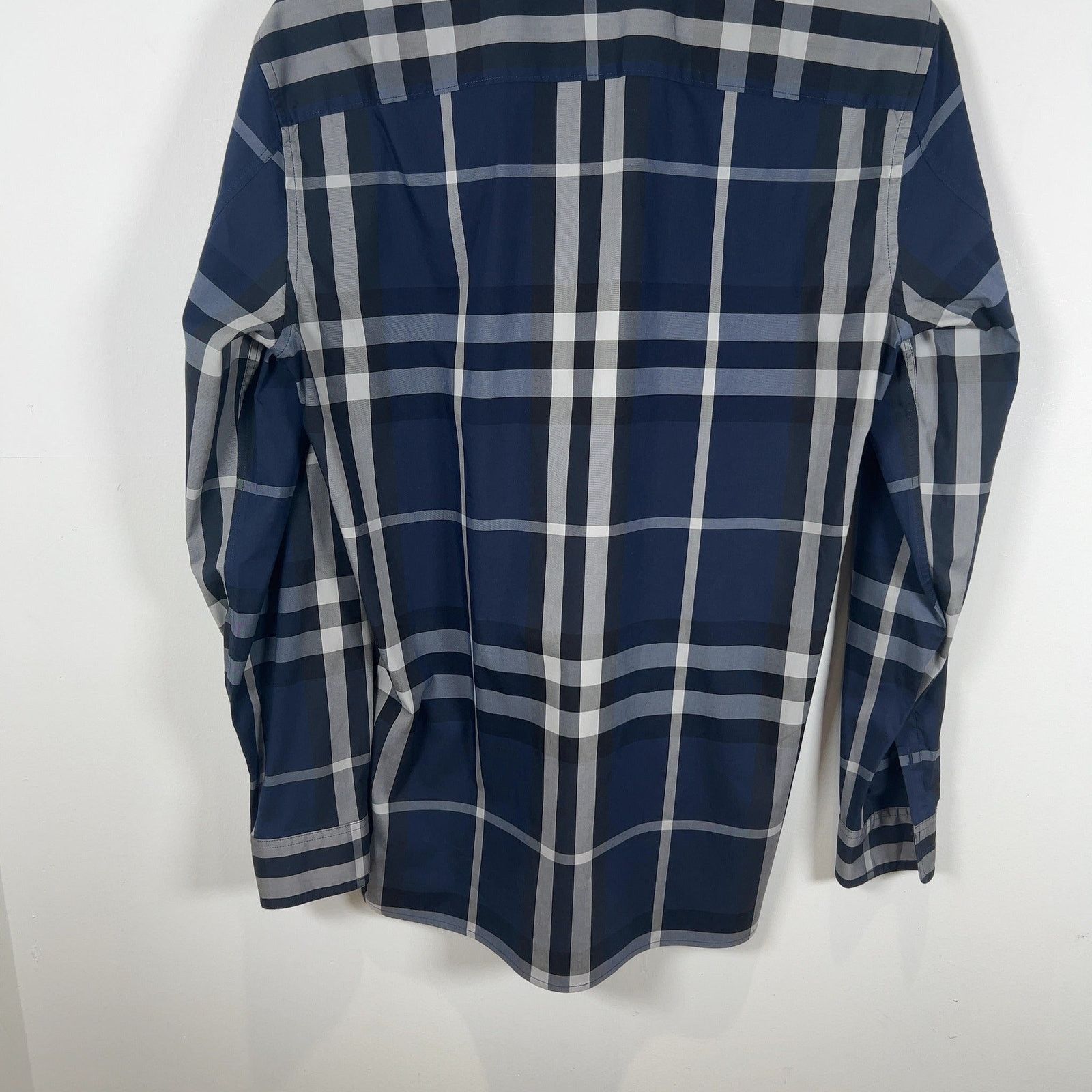 Burberry Burberry Blue Check Shirt Size US M / EU 48-50 / 2 - 6 Thumbnail